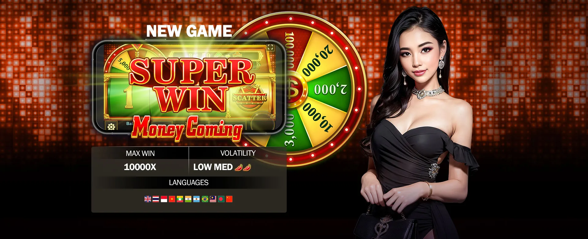 Hero image showing a mobile app interface for table games